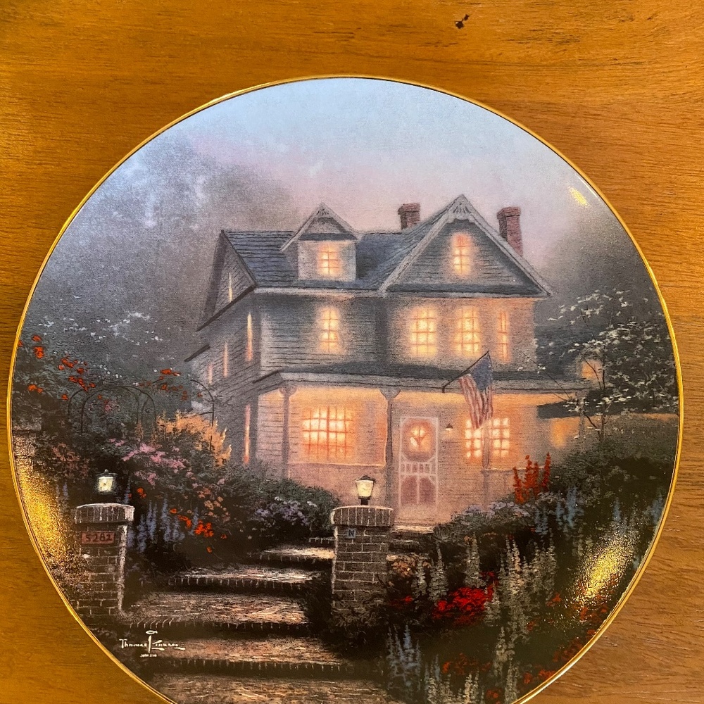 Thomas Kinkade 'A Warm Welcome Home'